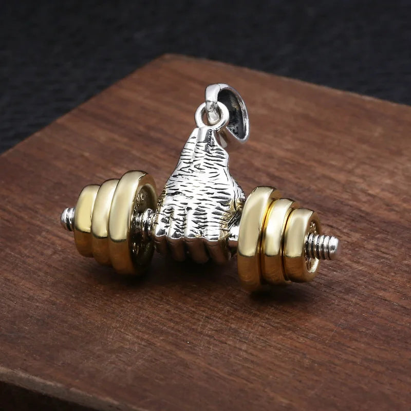 Dumbbell Necklace