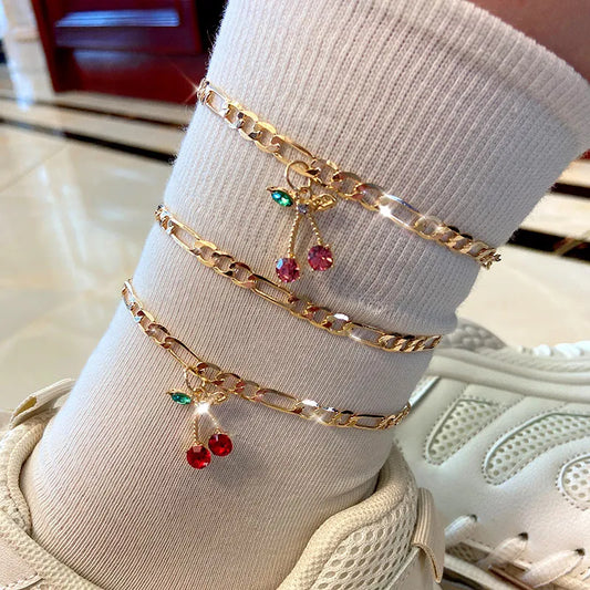 Cherry Anklet