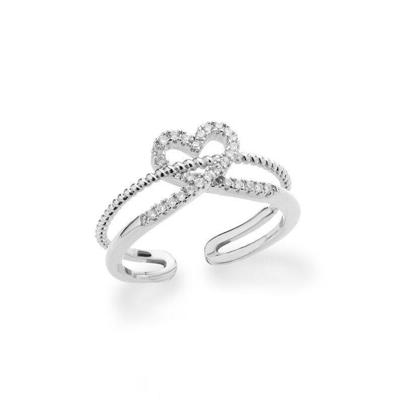 Infinity Heart Ring