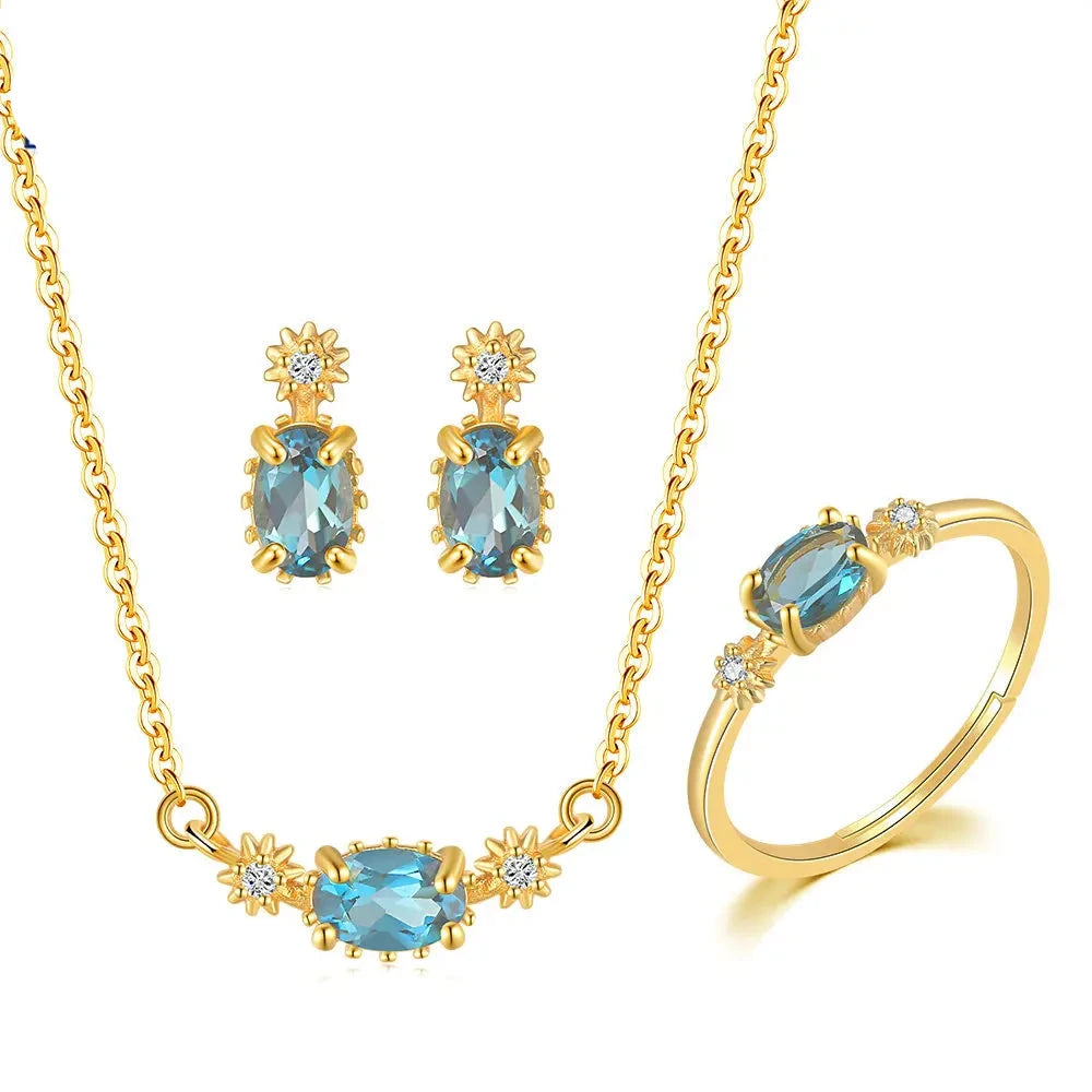 Blue Topaz Set