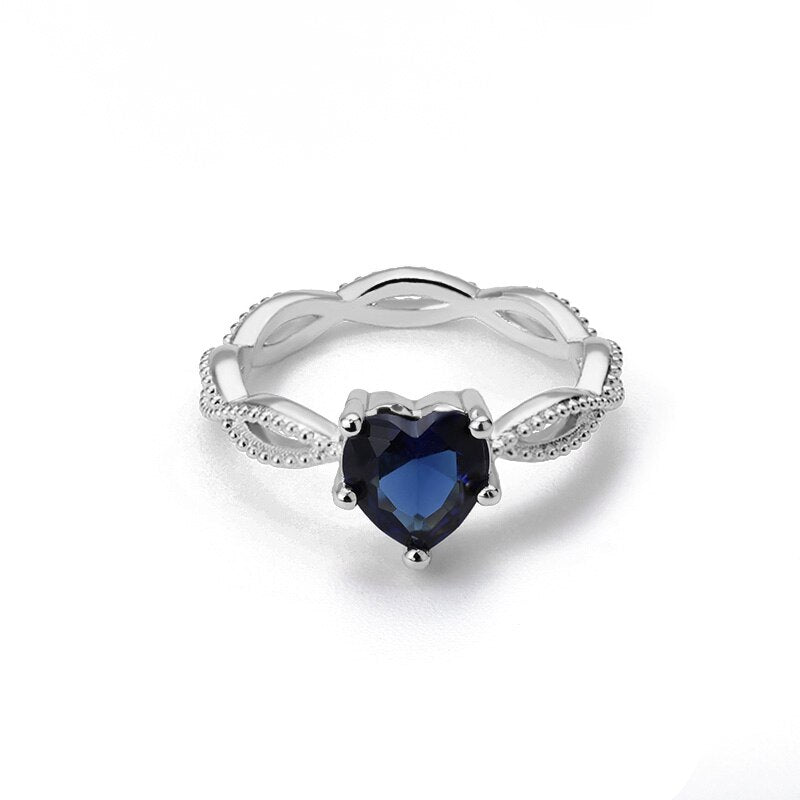 Ocean Heart Ring