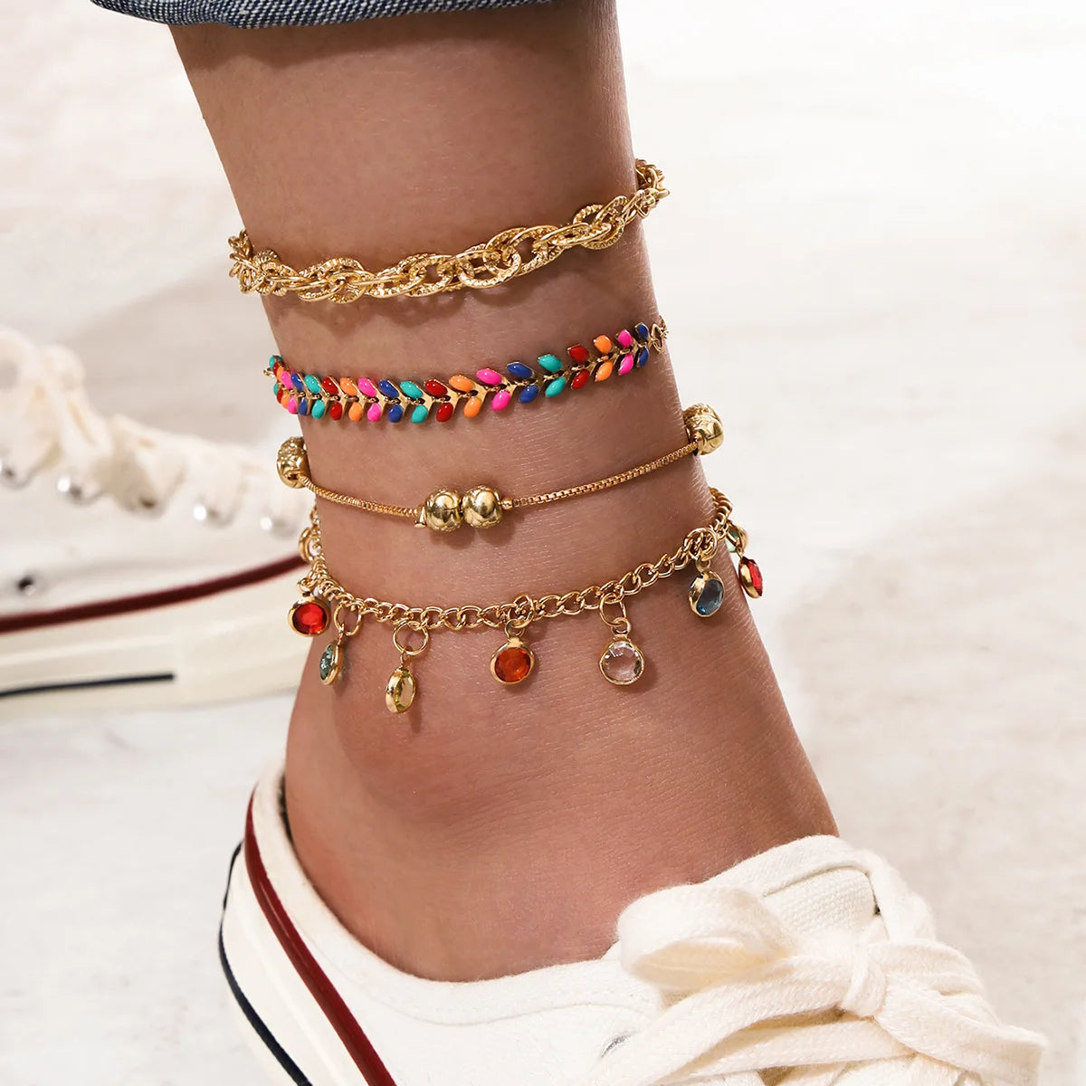 Shell Star Anklet