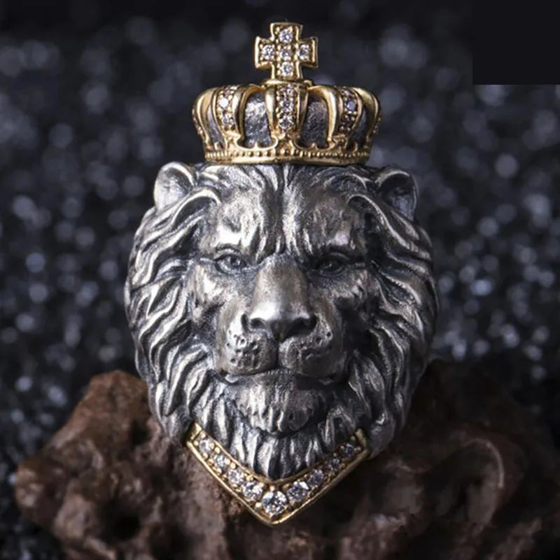 Lion Crown Ring