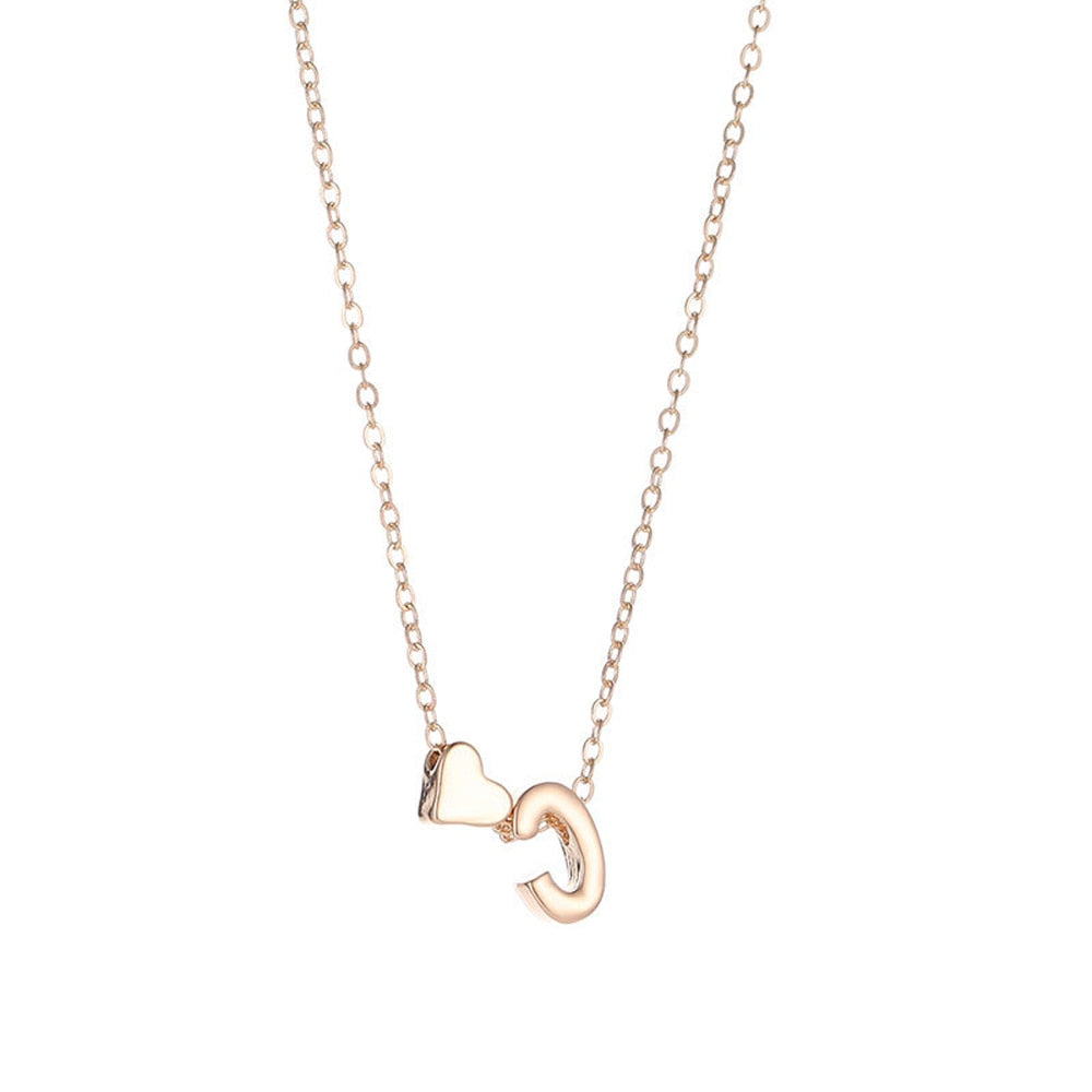 Heart Letter Necklace