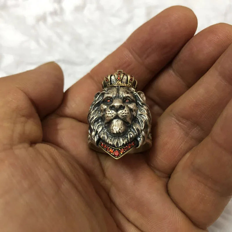 Lion Crown Ring