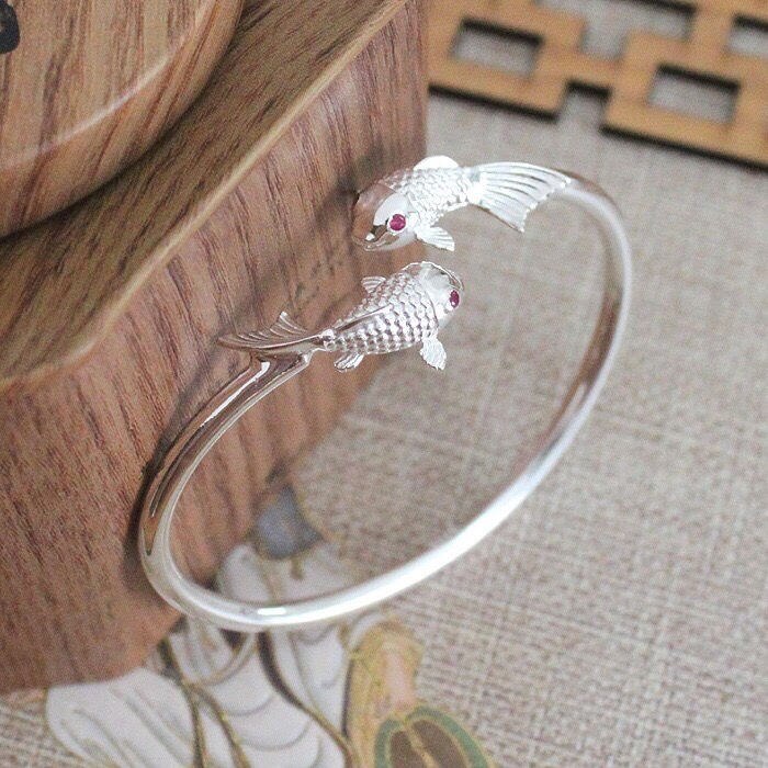 Silver Fish Bracelet