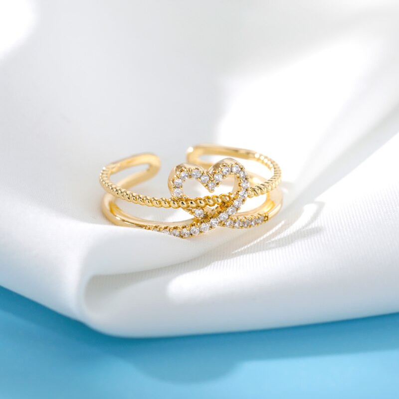 Infinity Heart Ring