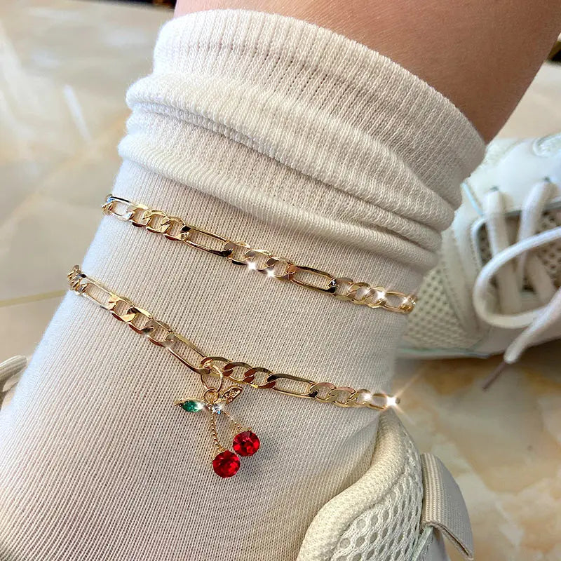 Cherry Anklet