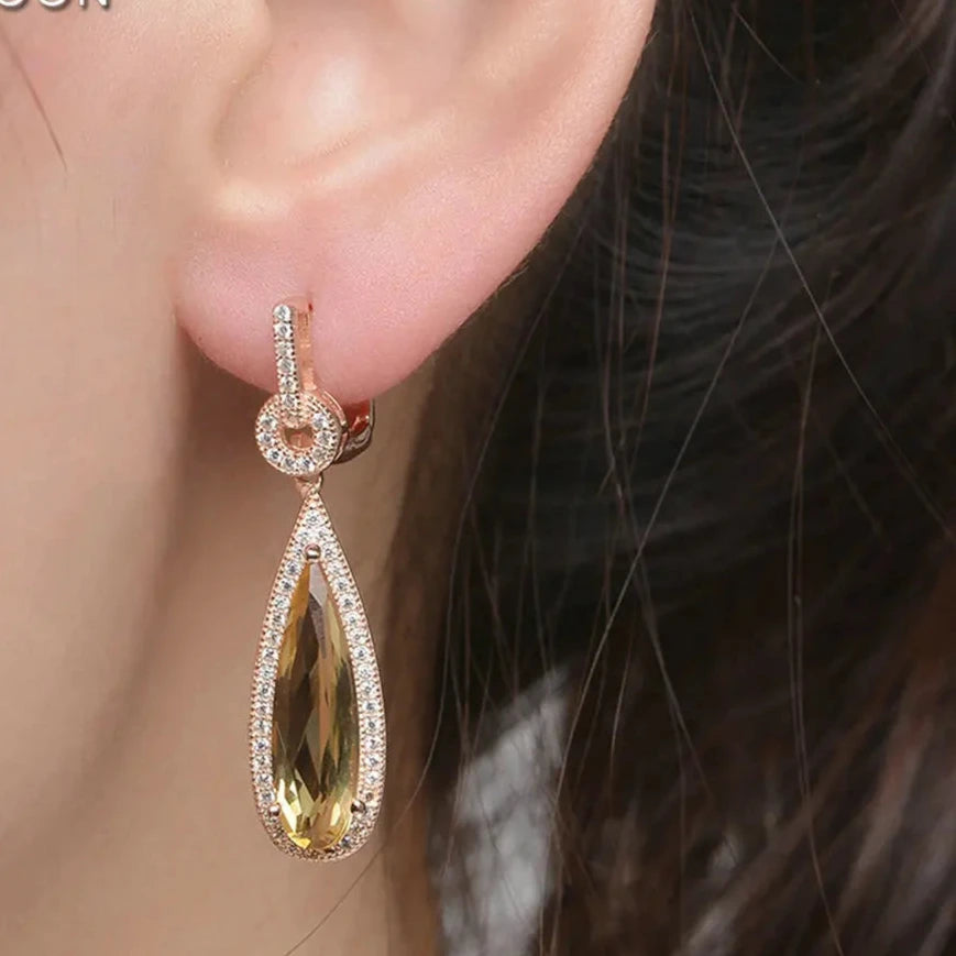 Earrings Water Drop