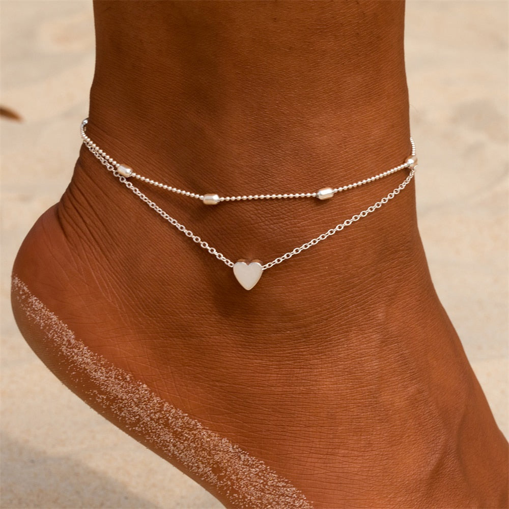 Soft Heart Anklet