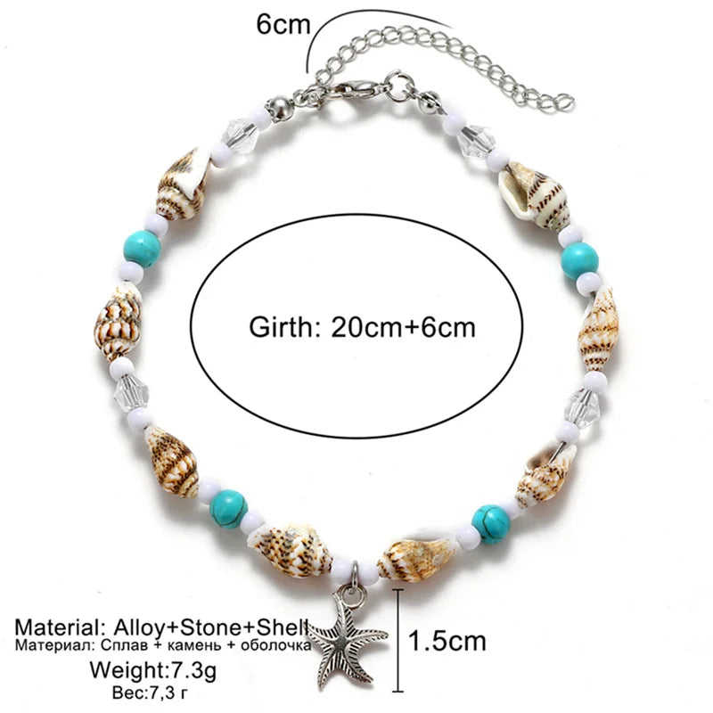 Starfish Anklet