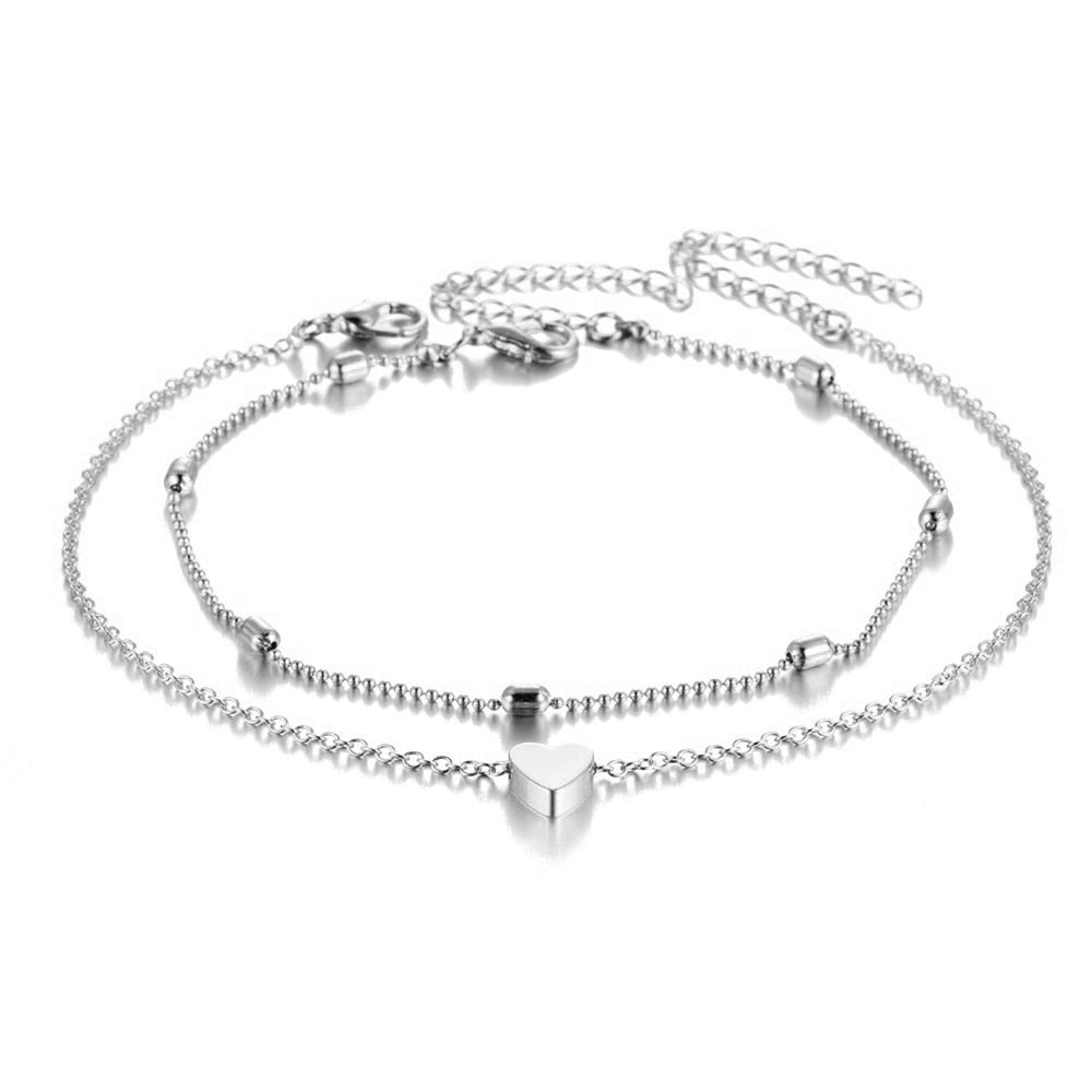 Soft Heart Anklet