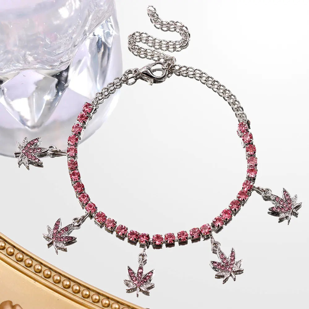 Crystal Fruit Anklets