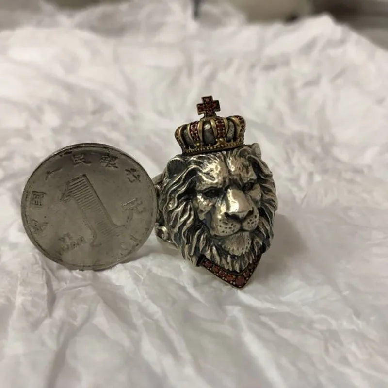 Lion Crown Ring