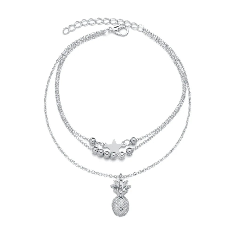 Whale Tail Anklet