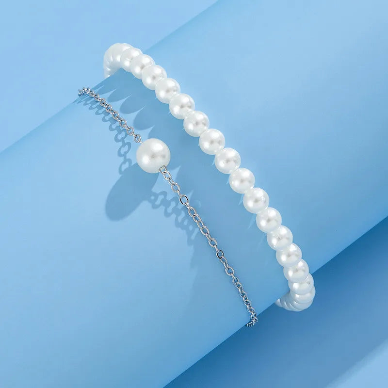 White Pearl Anklet