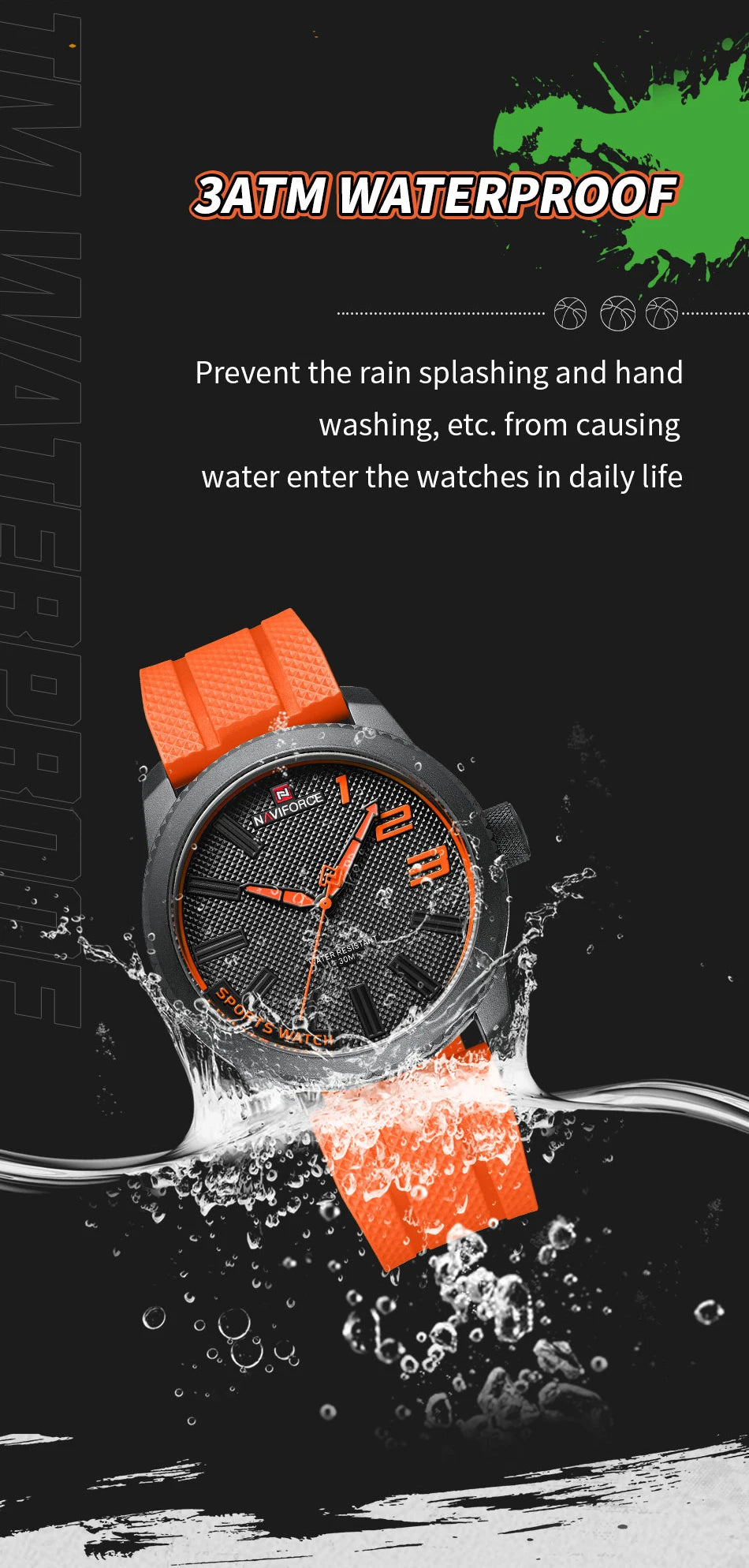 Orange Wristwatch