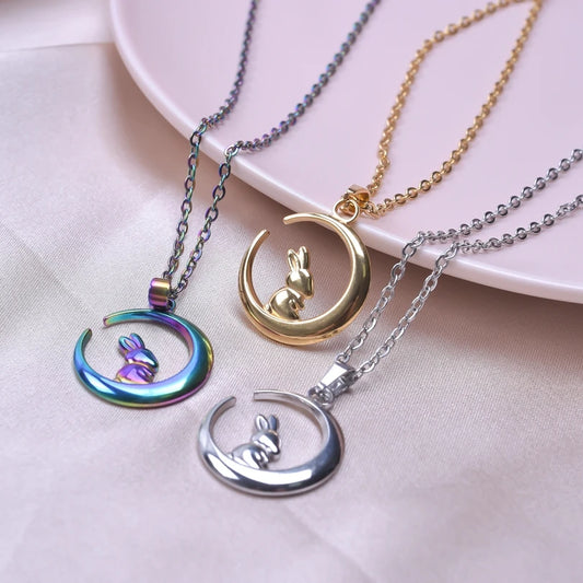 Rabbit Moon Pendant