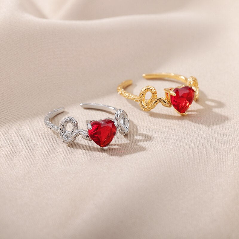 Red Heart Ring