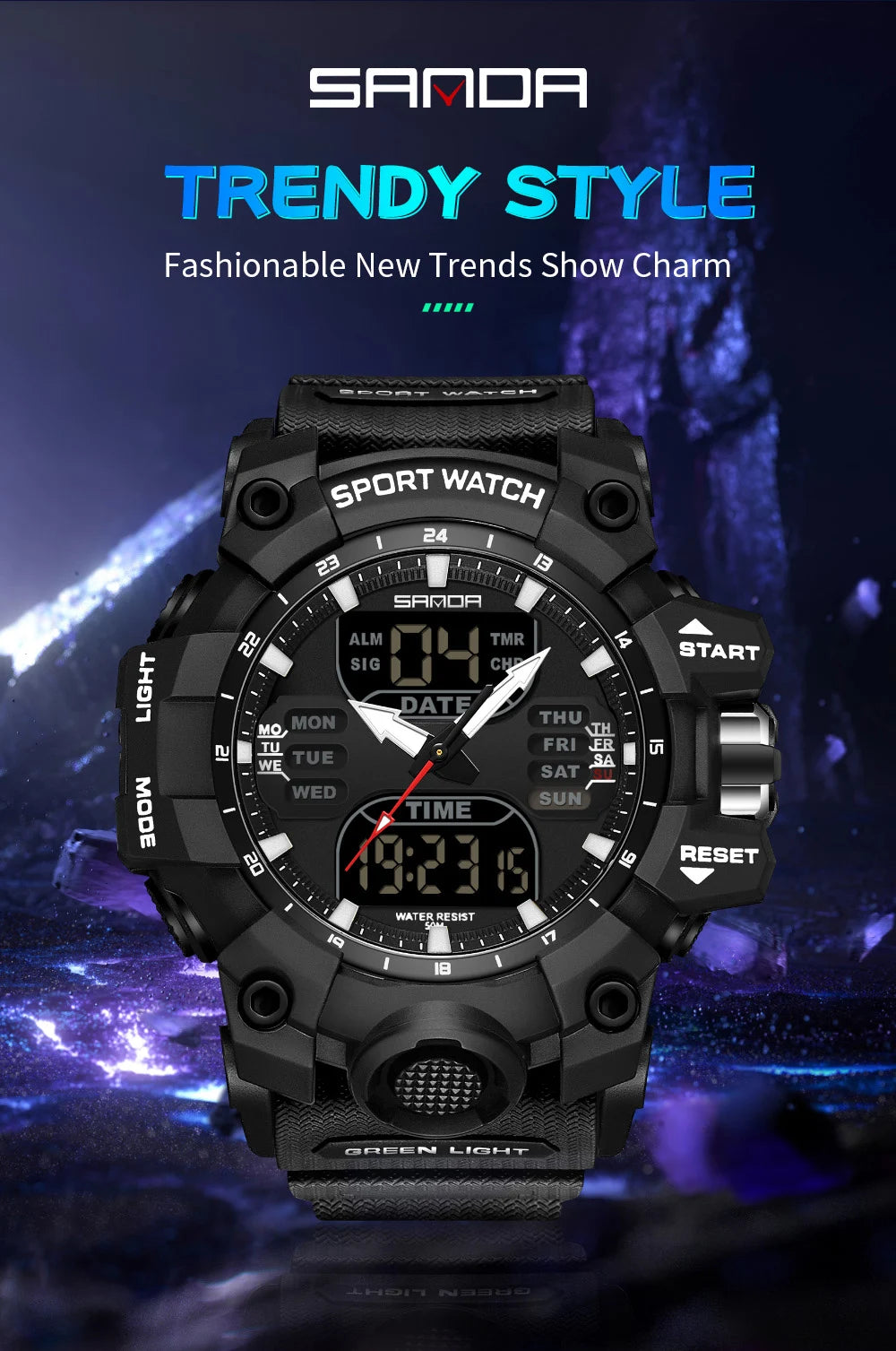 Waterproof Sport Watch