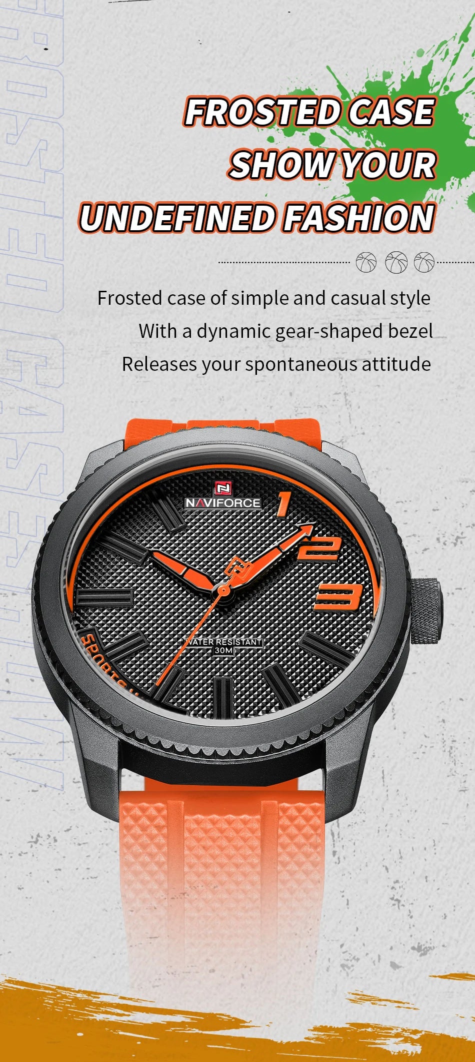 Orange Wristwatch