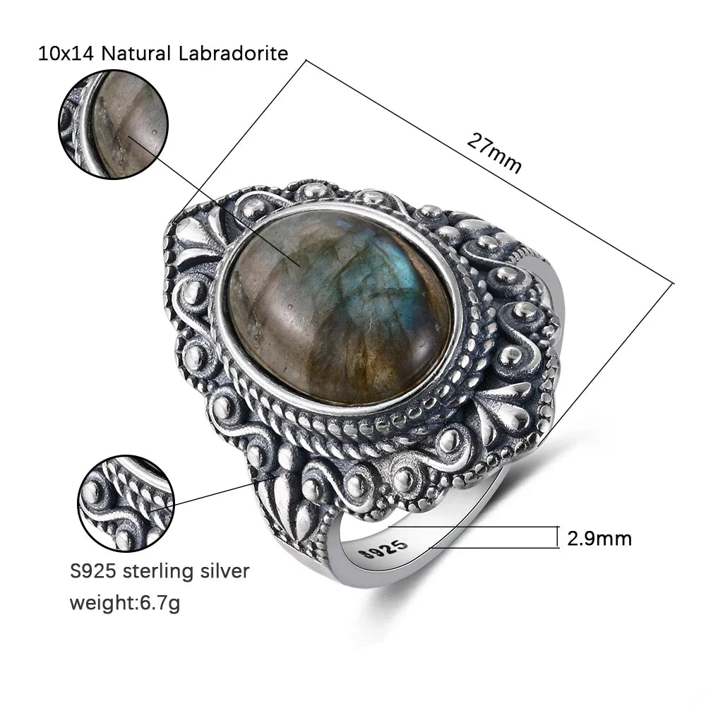 Oval Stone Ring