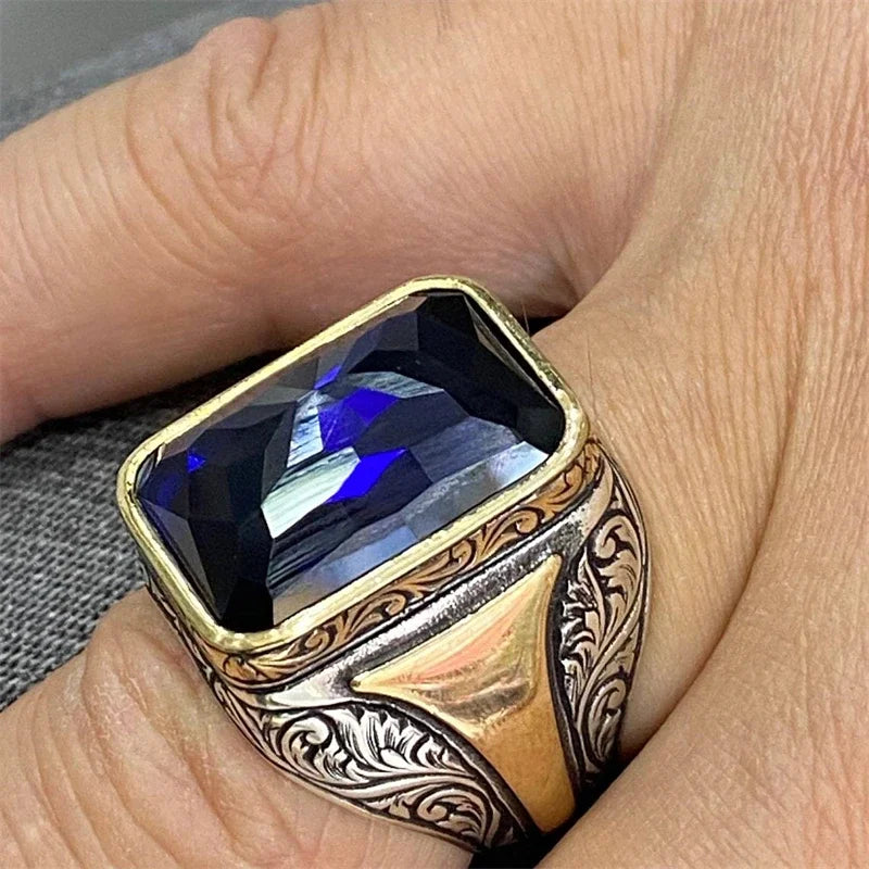 Blue Gem Ring