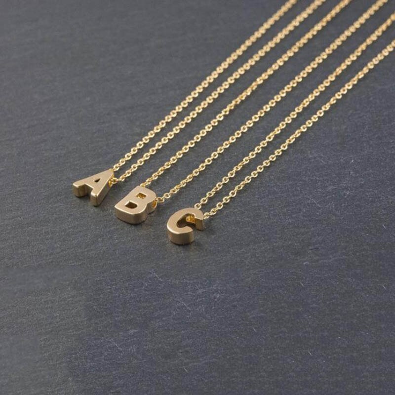 Little Letter Necklace