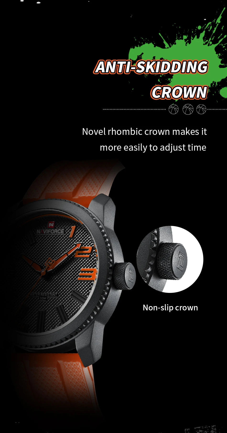 Orange Wristwatch