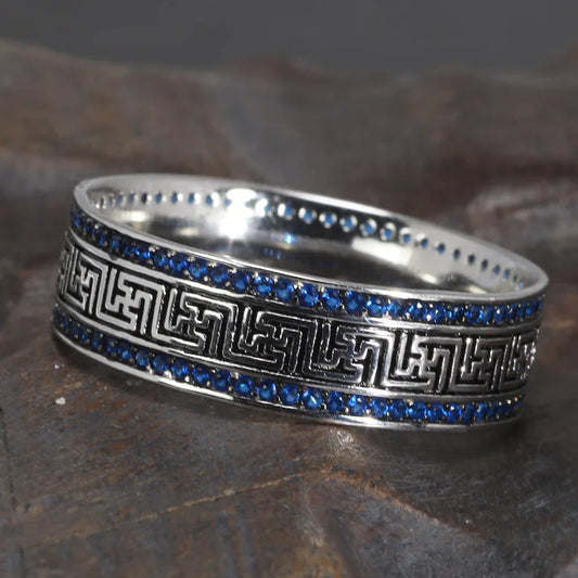 Blue Galaxy Ring