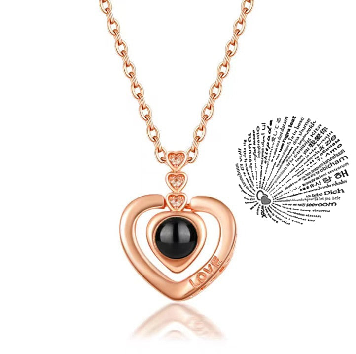 Heart Eye Necklace