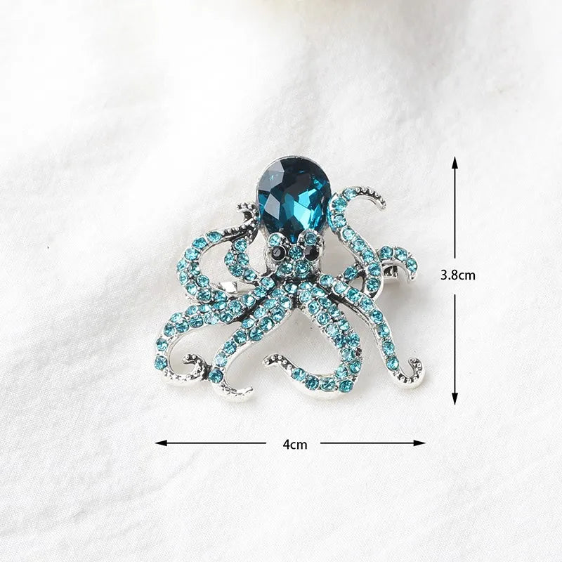 Octopus Brooch