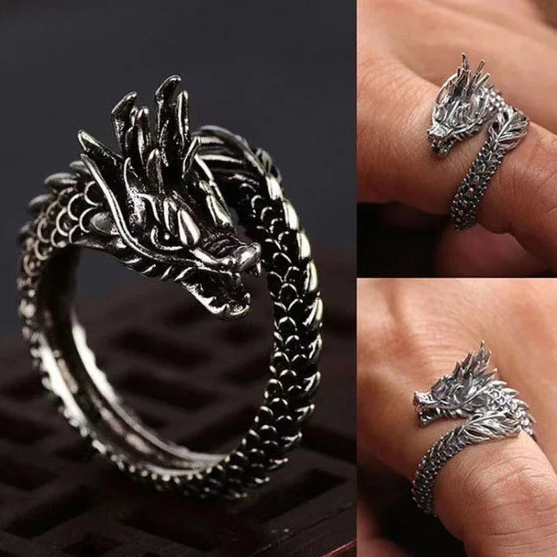 Dragon Face Ring