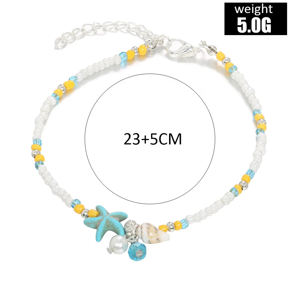 Starfish Anklet