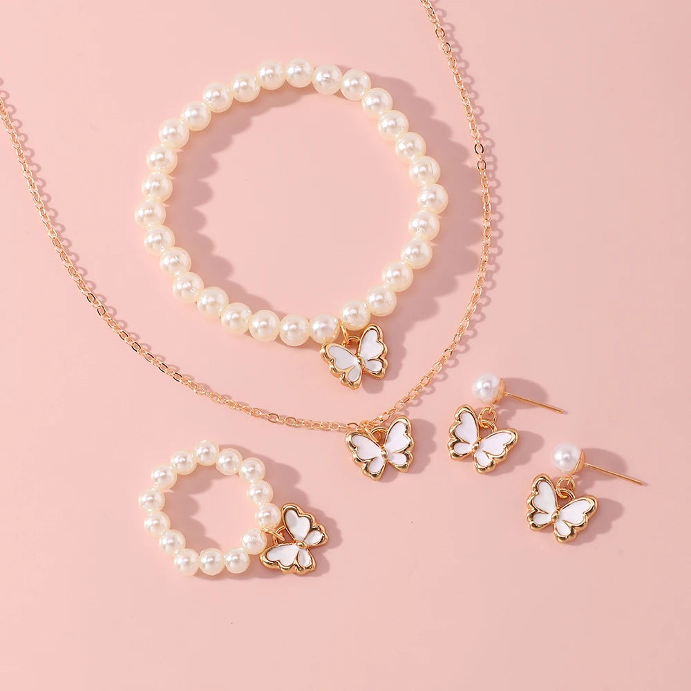 Butterfly Pearl Set