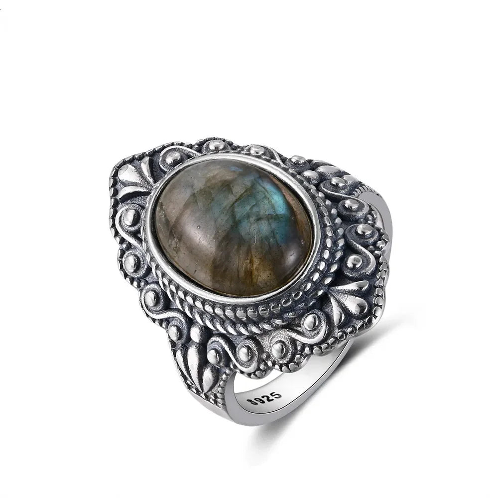 Oval Stone Ring