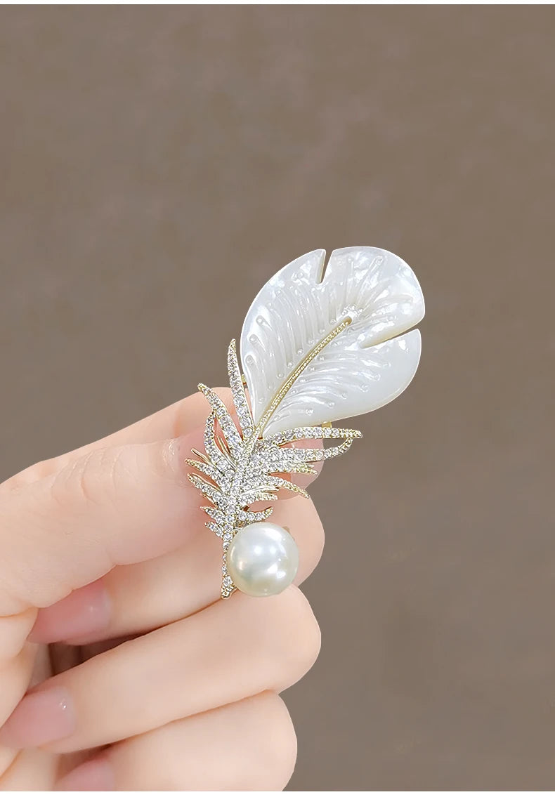 Feather Brooch