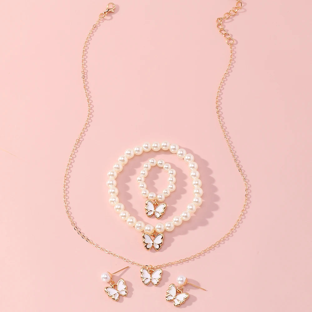 Butterfly Pearl Set