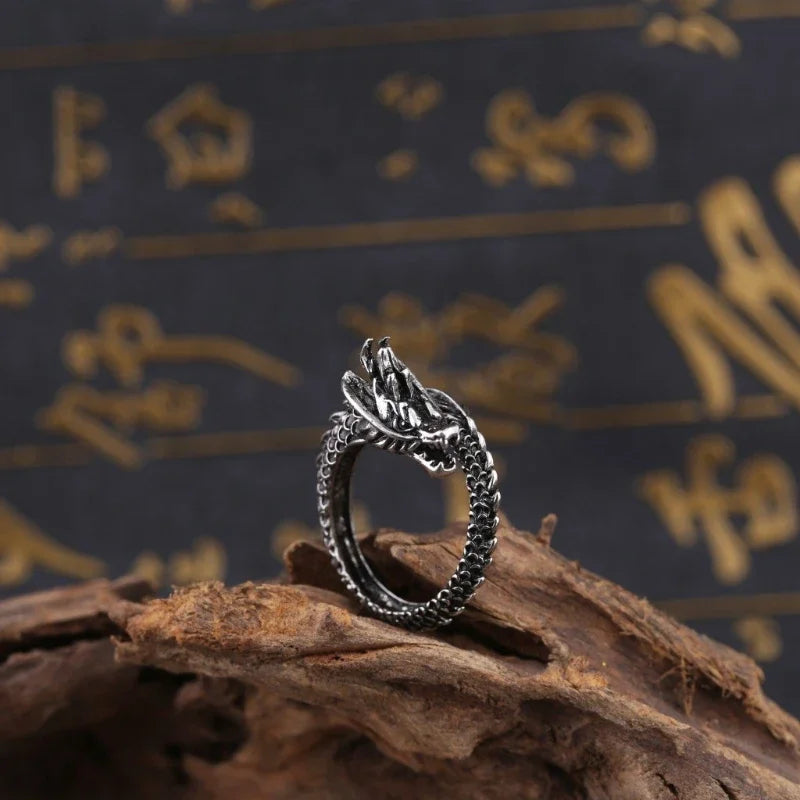 Dragon Face Ring