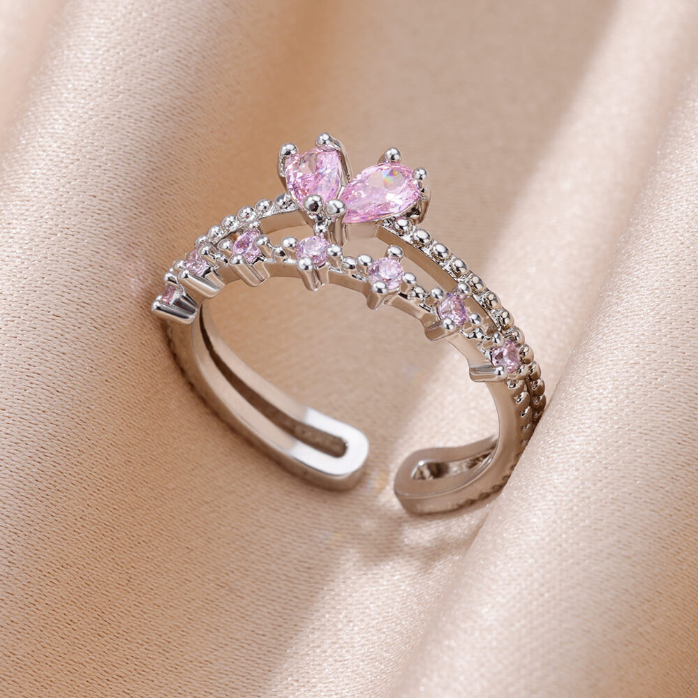 Rose Heart Ring