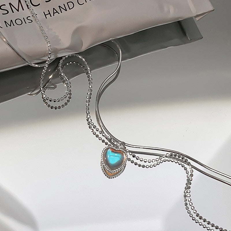 Sky Heart Necklace