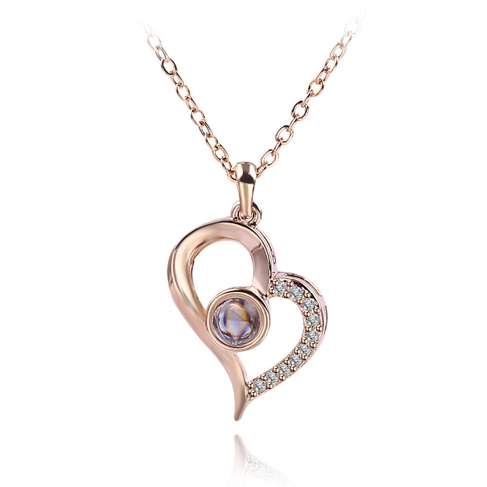 Heart Eye Necklace