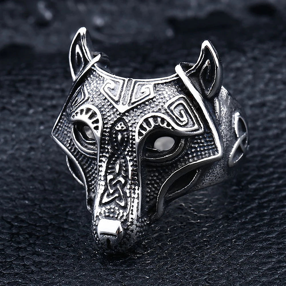 Viking Wolf Ring