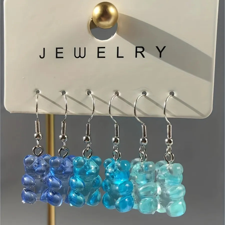 Jelly  Bear Earring