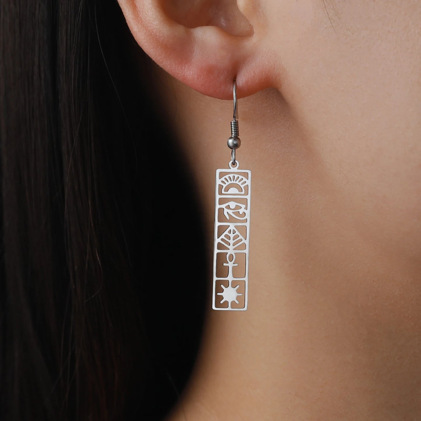 Cartouche Earring