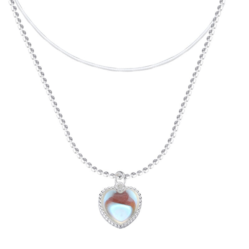 Sky Heart Necklace