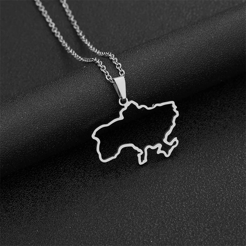 Map  Necklace