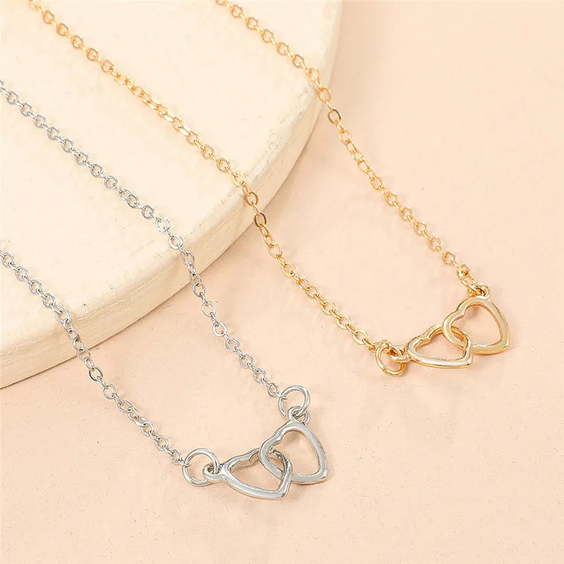 Two Hearts Anklet