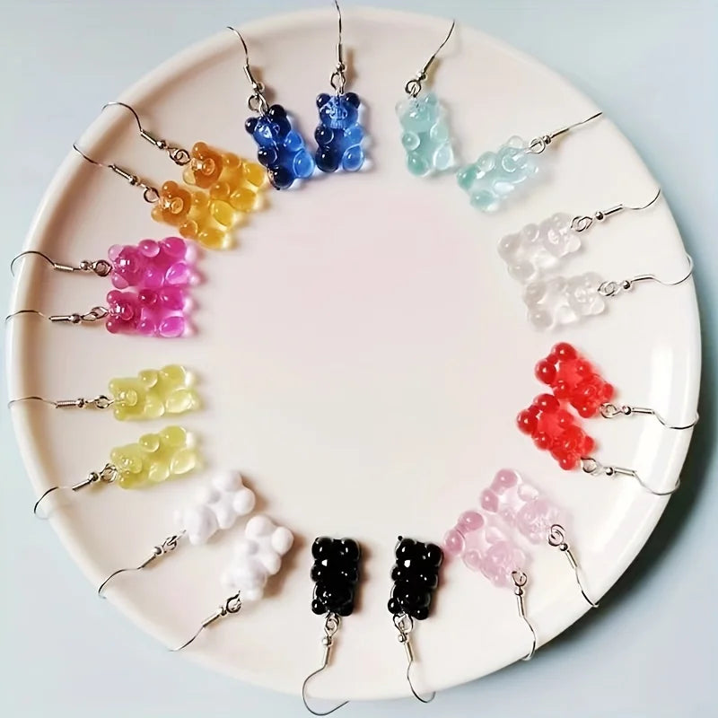 Jelly  Bear Earring