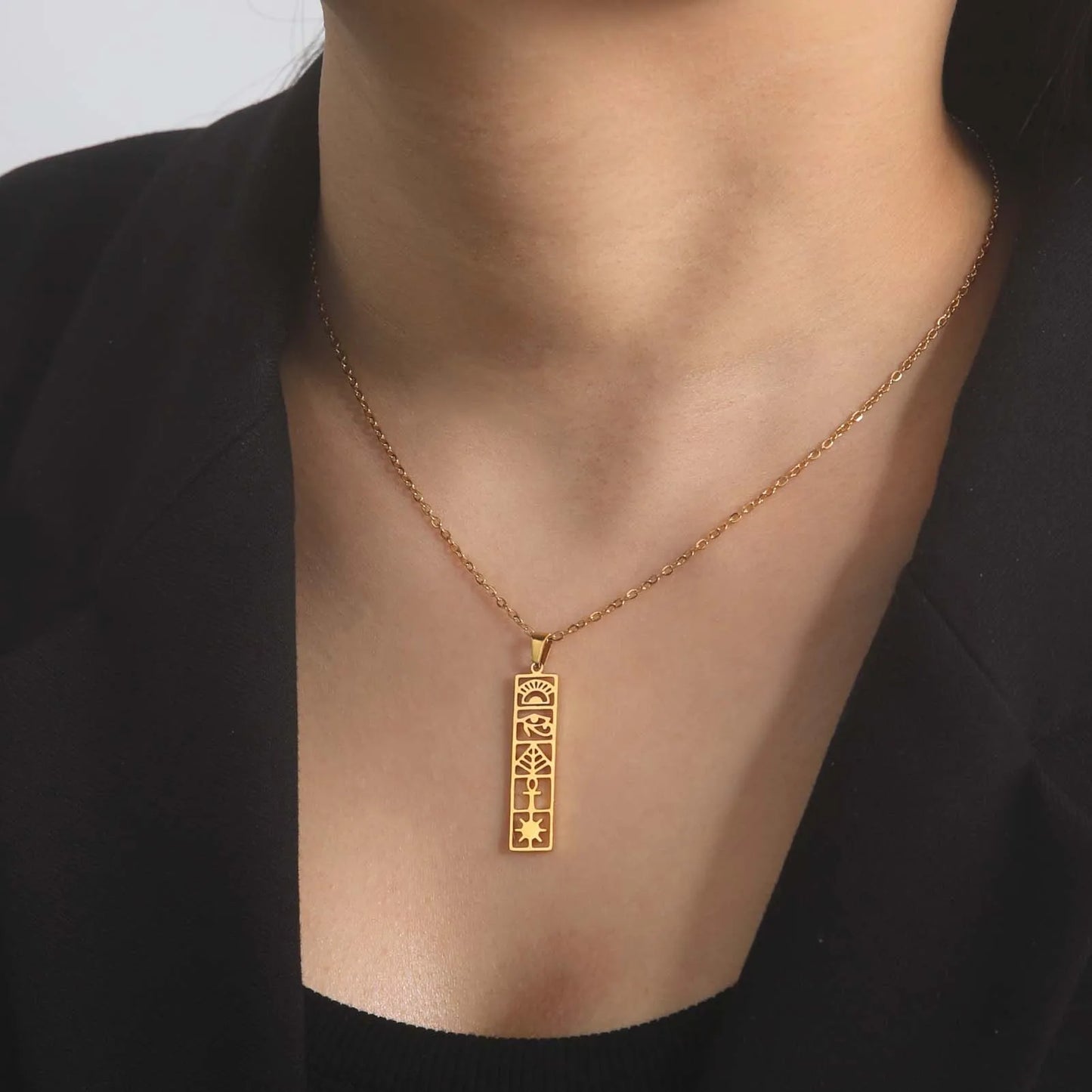 Cartouche Necklace